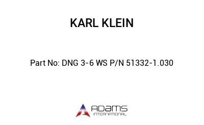 DNG 3-6 WS P/N 51332-1.030 DNG 3-6 WS P/N 51332-1.030